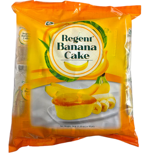 Regent Banana Cake 10 X34g
