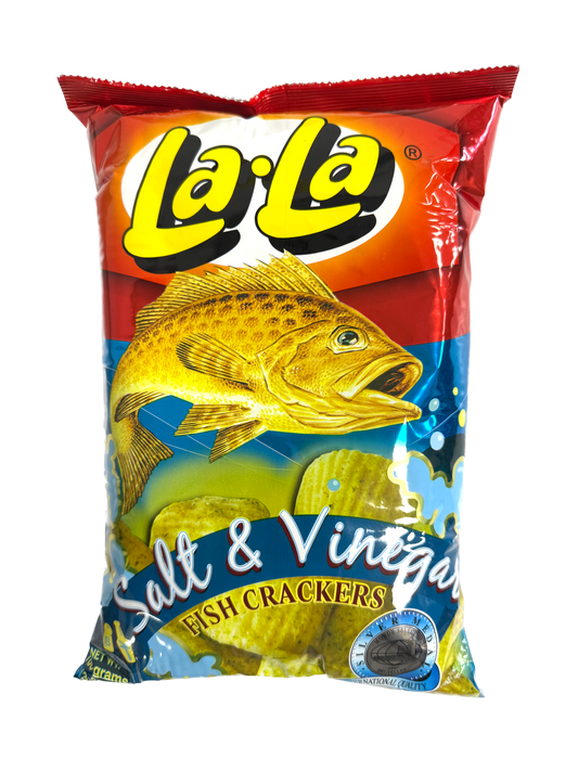 Lala Fish Crackers Salt & Vinegar 100g