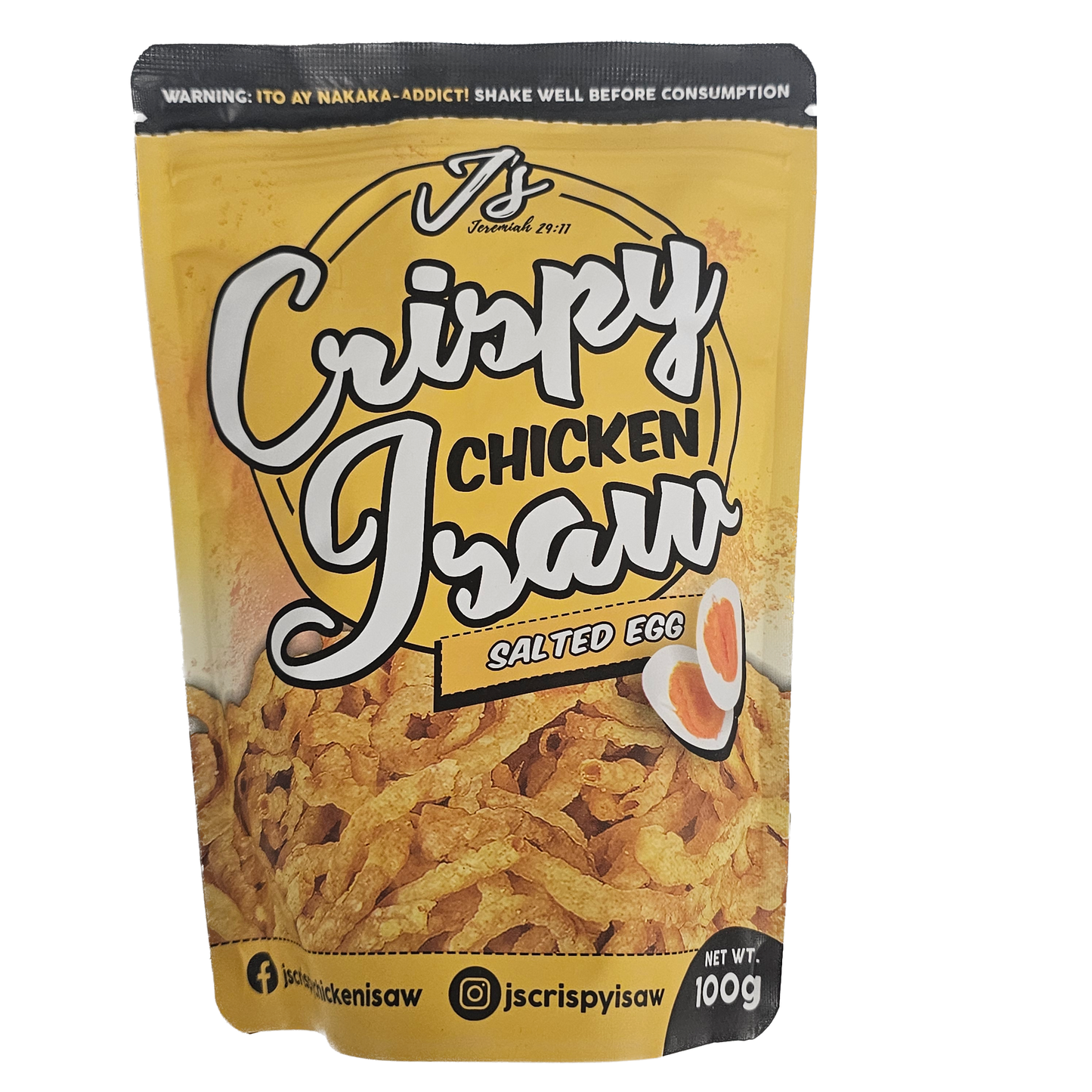 J's Crispy Chicken Isaw Salted Egg 100g