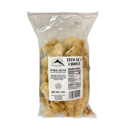 Tito Al's Pork Skins Salt & Vinegar Flavored