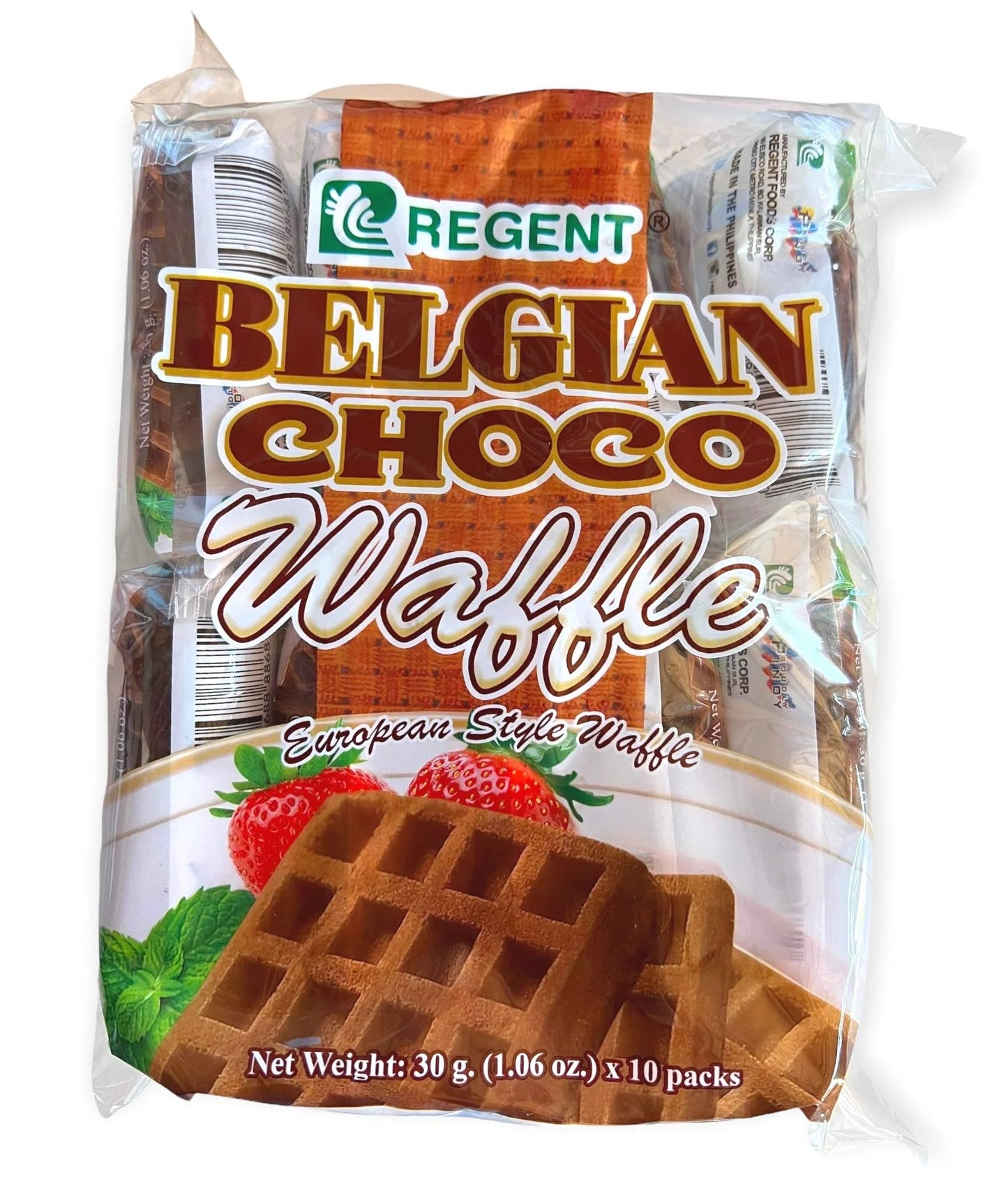 Regent Belgian Waffle Choco 10 pk x 30g