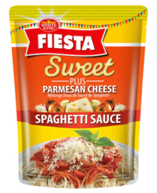White King Fiesta Sweet w/ Parmesan Spaghetti Sauce 500g