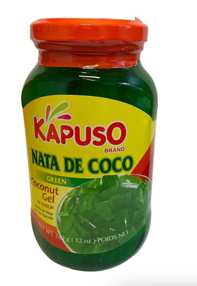 Kapuso Nata De Coco Green (Coconut Gel)  12oz