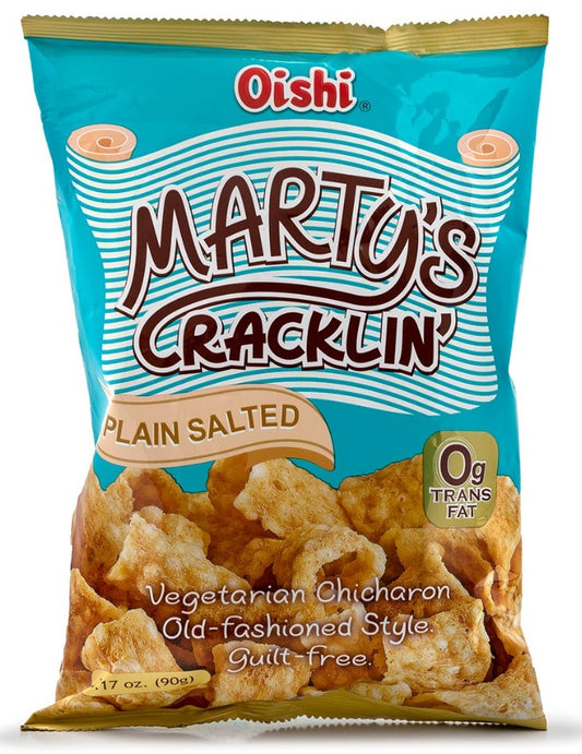 Oishi Marty's Cracklin Plain Salted Vegetarian 90g