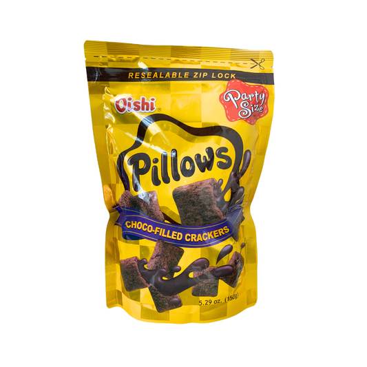 Oishi Pillows Choco-filled Crackers 150g