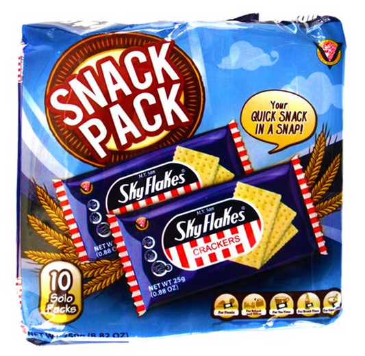 MY San Skyflakes Regular Snack Pack 10X30g 7.05oz
