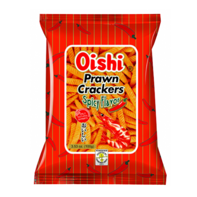 Oishi Prawn Cracker Spicy 60g