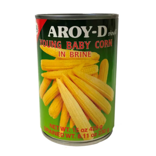 Aroy-D Baby Corn in Brine 425g