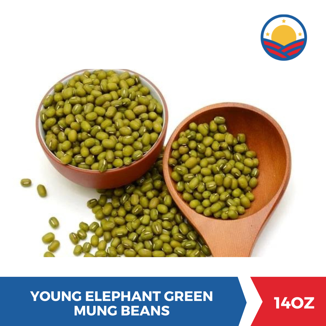 Young Elephant Green Mung Beans 14oz