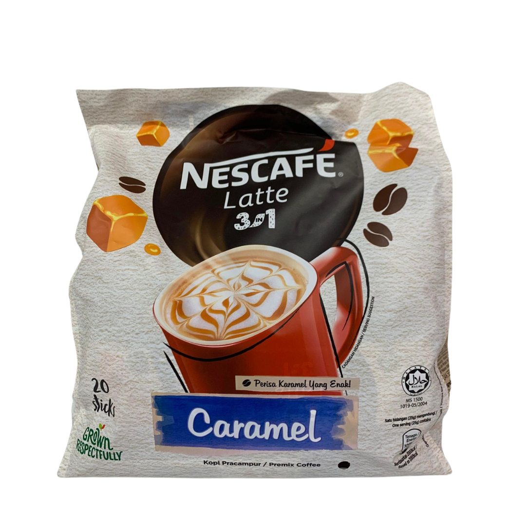 Nescafe Latte Caramel 20 Sticks 480g