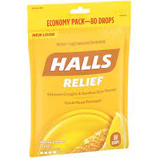 Halls Honey Lemon