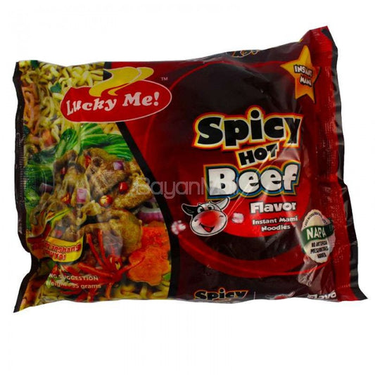 Lucky Me Spicy Beef Mami (Pouch)