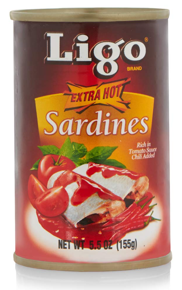 Ligo Extra Hot Sardines 5.5oz