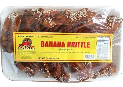 Lucia Banana Brittle (Pinasugbo 7.05oz)