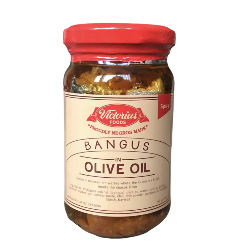 Victorias Bangus in Olive Oil Spicy 225g