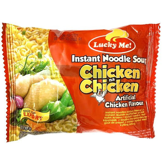 Lucky Me Instant Noodle Soup Chicken Flavor 55g
