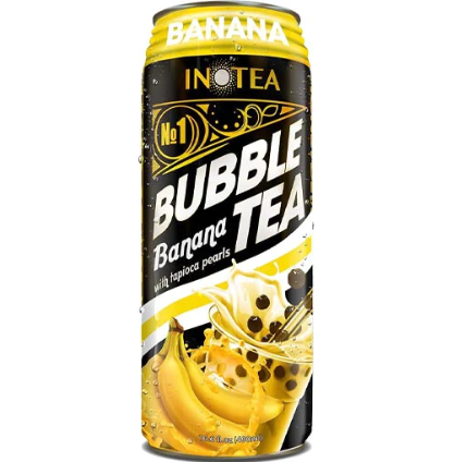 Inotea Bubble Tea - Banana Drink 16 fl oz