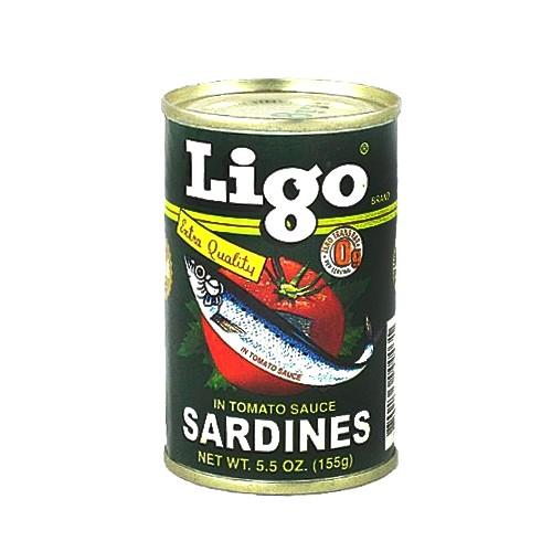 Ligo Sardines Regular Green 155g (small)