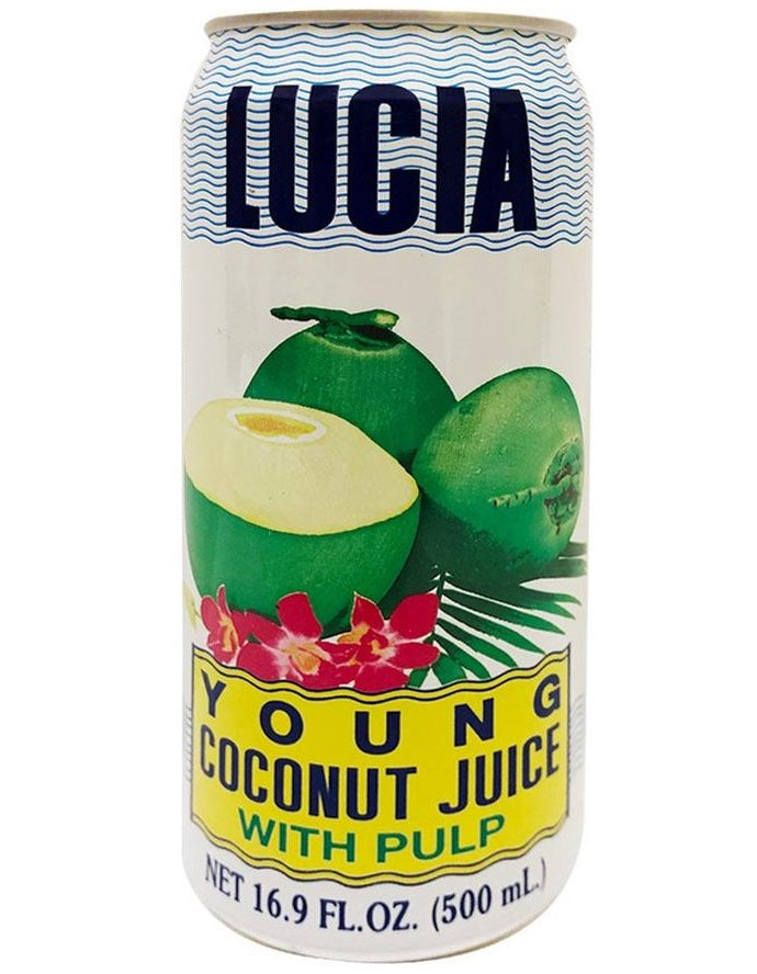 Lucia young Coconut Juice w Pulp 16.9oz