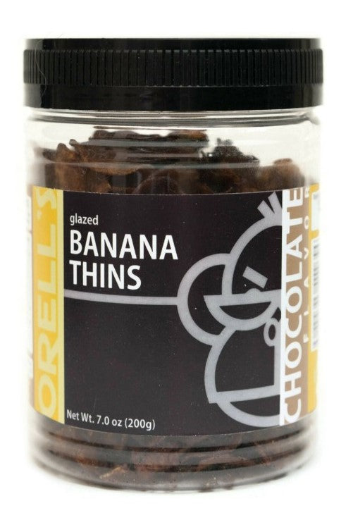 Orell's Banana Thins Chocolate 7oz