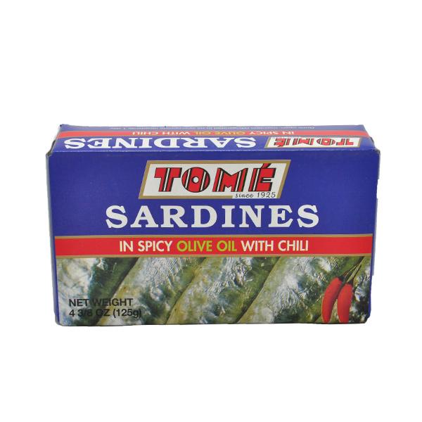 Tome Sardines in Spicy Olive Oil w/ Chili