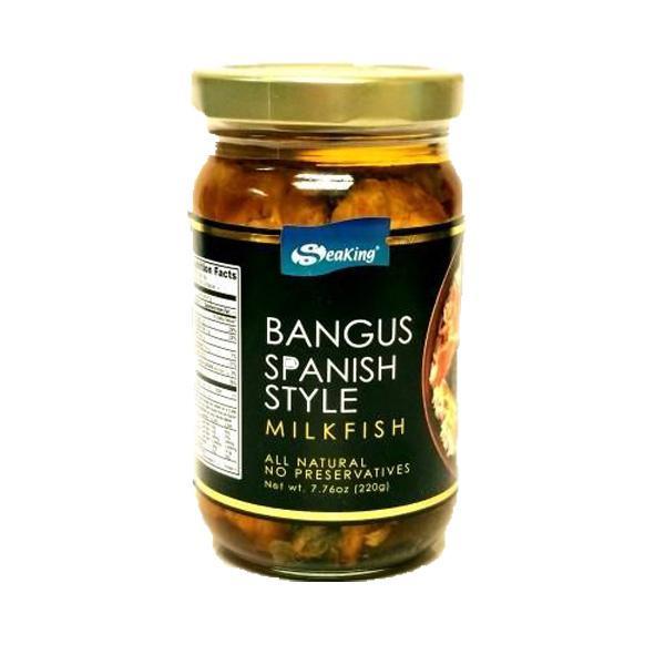 Seaking Bangus in a bottle Spanish Style