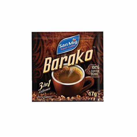 San Mig Barako 3in1 Coffeemix Strips of 10