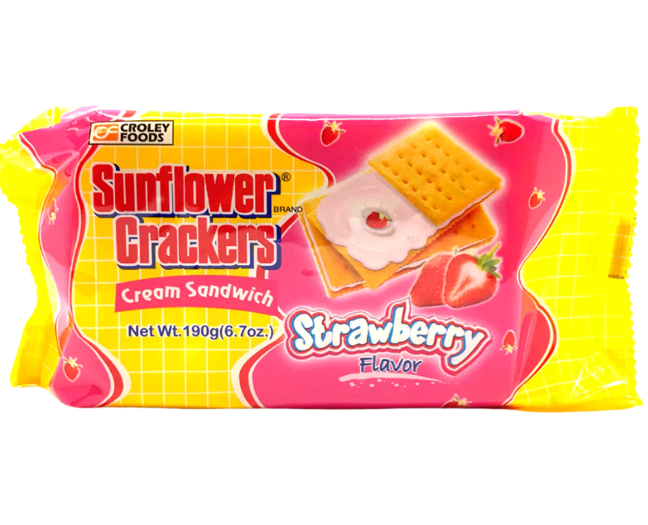 Sunflower Cracker Strawberry Flavor 190g
